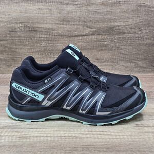 Salomon XA Comp 8 CS WP Women's Size 11 Black Mint Trail Running Shoes (402149)